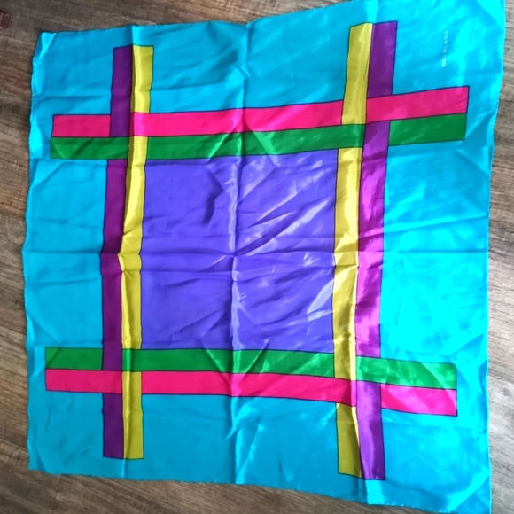 BILL BLASS Silk Scarf - Picture 1 of 4